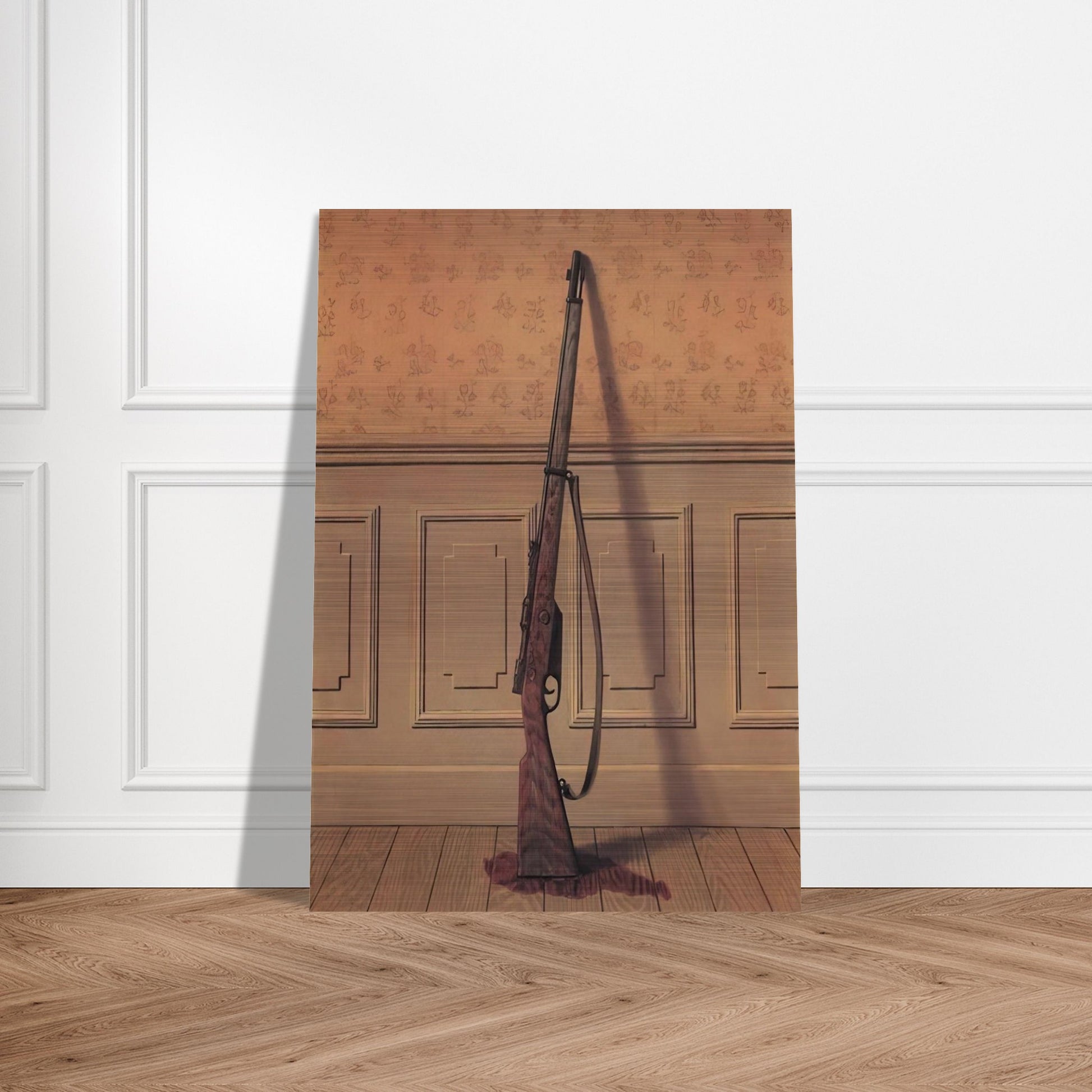 THE SURVIVOR 1950 - Rene Magritte Brushed Aluminum Print - 70x100 cm / 28x40 inches | Rene Magritte Aluminum Print | Rene Magritte Prints
