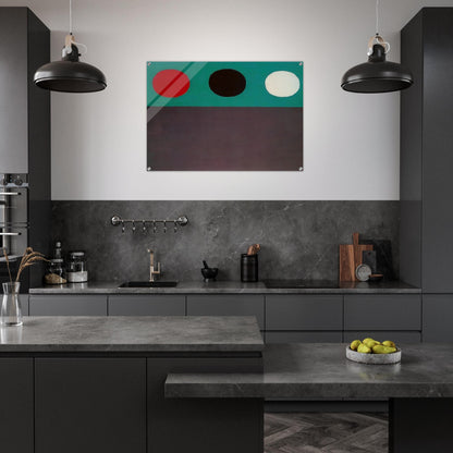 Loominé"""g #2 - 1969 - Adolph Gottlieb Acrylic Print - 70x100 cm / 28x40″ inches | Adolph Gottlieb Wall Art | Adolph Gottlieb Prints