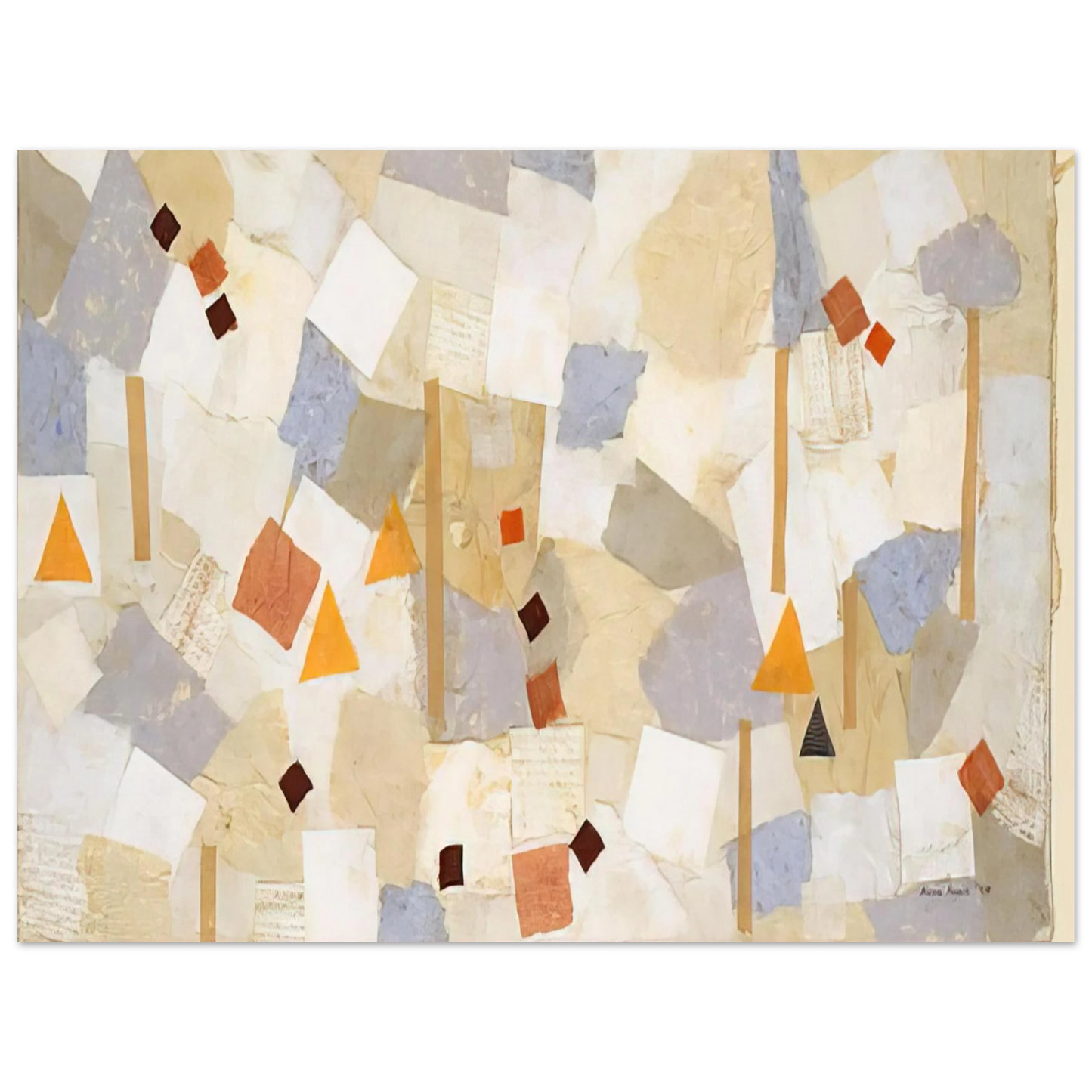 Anne Ryan - Number 547 - 1954  75x100 cm / 30x40inches Fine Art Poster