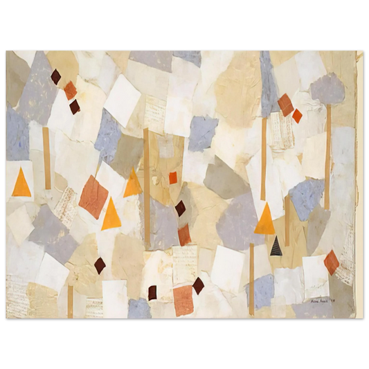 Anne Ryan - Number 547 - 1954  75x100 cm / 30x40inches Fine Art Poster