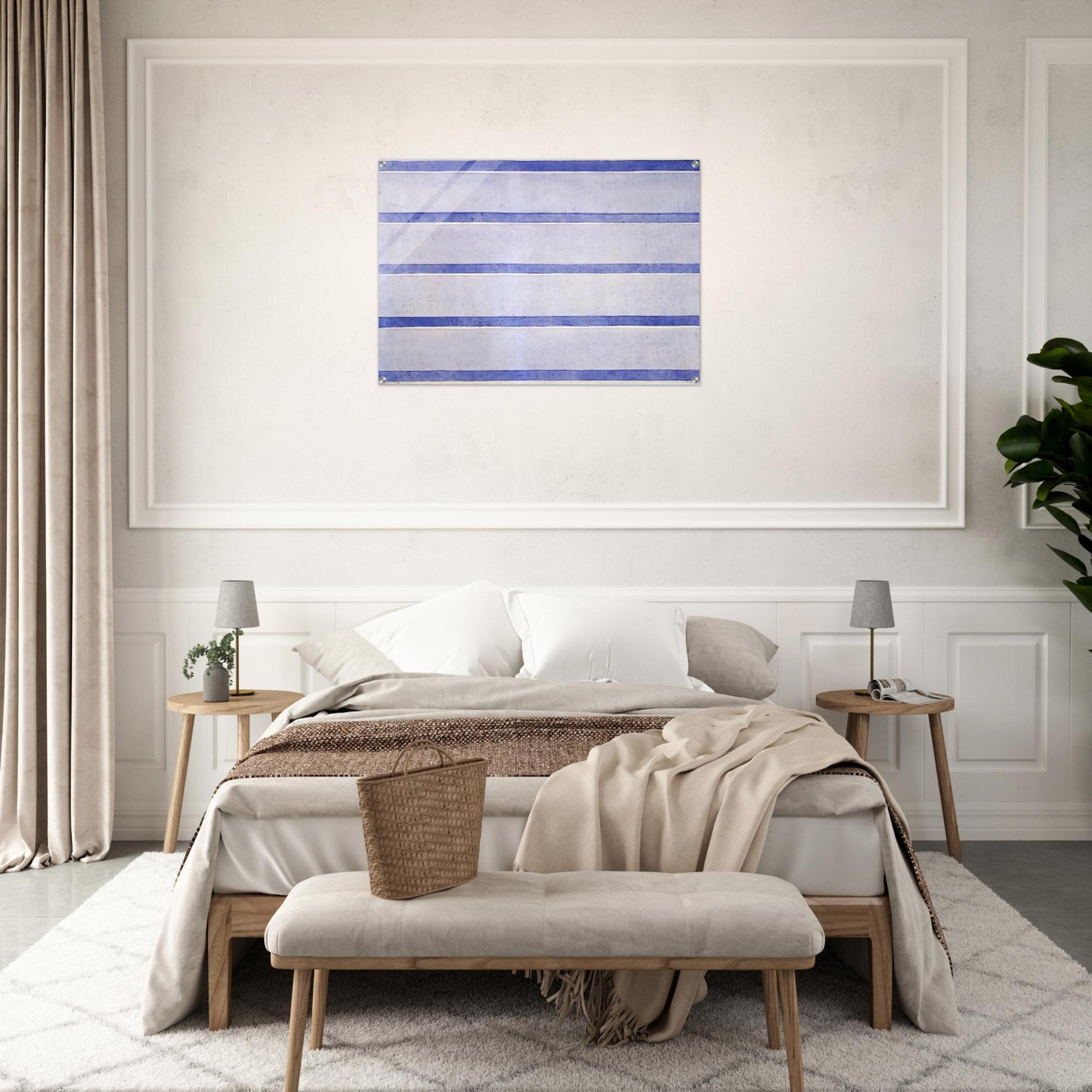 Untitled - Agnes Martin Acrylic Print - 70x100 cm / 28x40″ inches