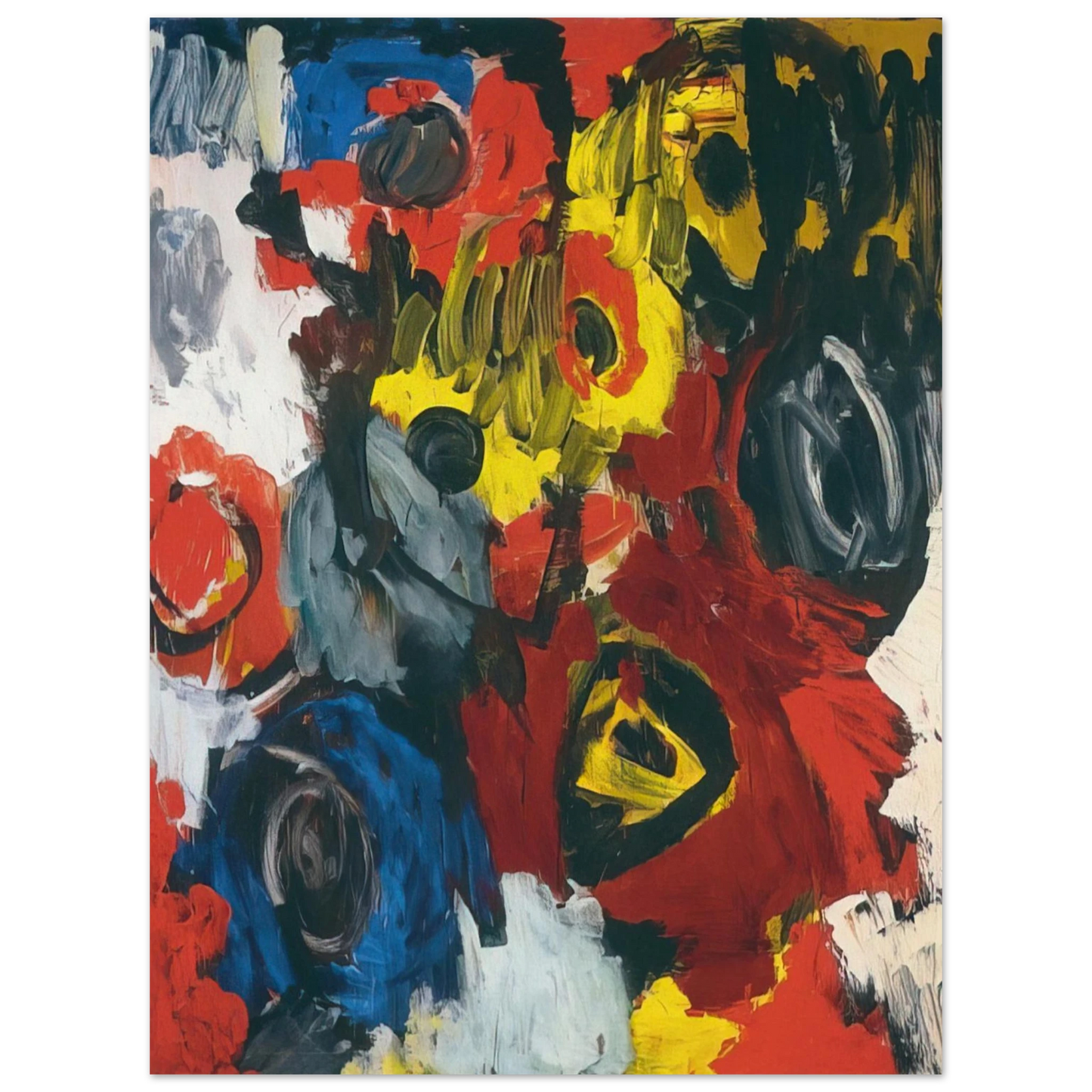 Ernst Wilhelm Nay - Furioso - 1963  75x100 cm / 30x40inches Fine Art Poster