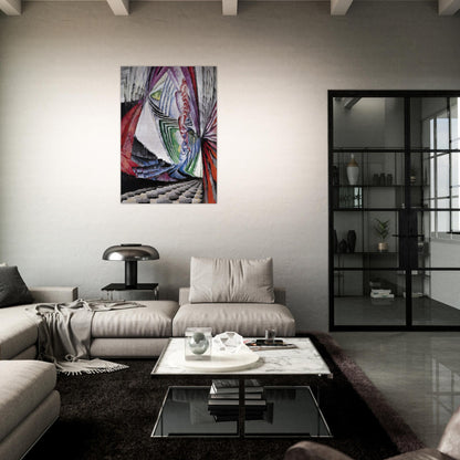 Positioning of Mobile Graphic Elements - Frantisek Kupka Brushed Aluminum Print - 70x100 cm / 28x40 inches | Frantisek Kupka Aluminum Print | Frantisek Kupka Prints