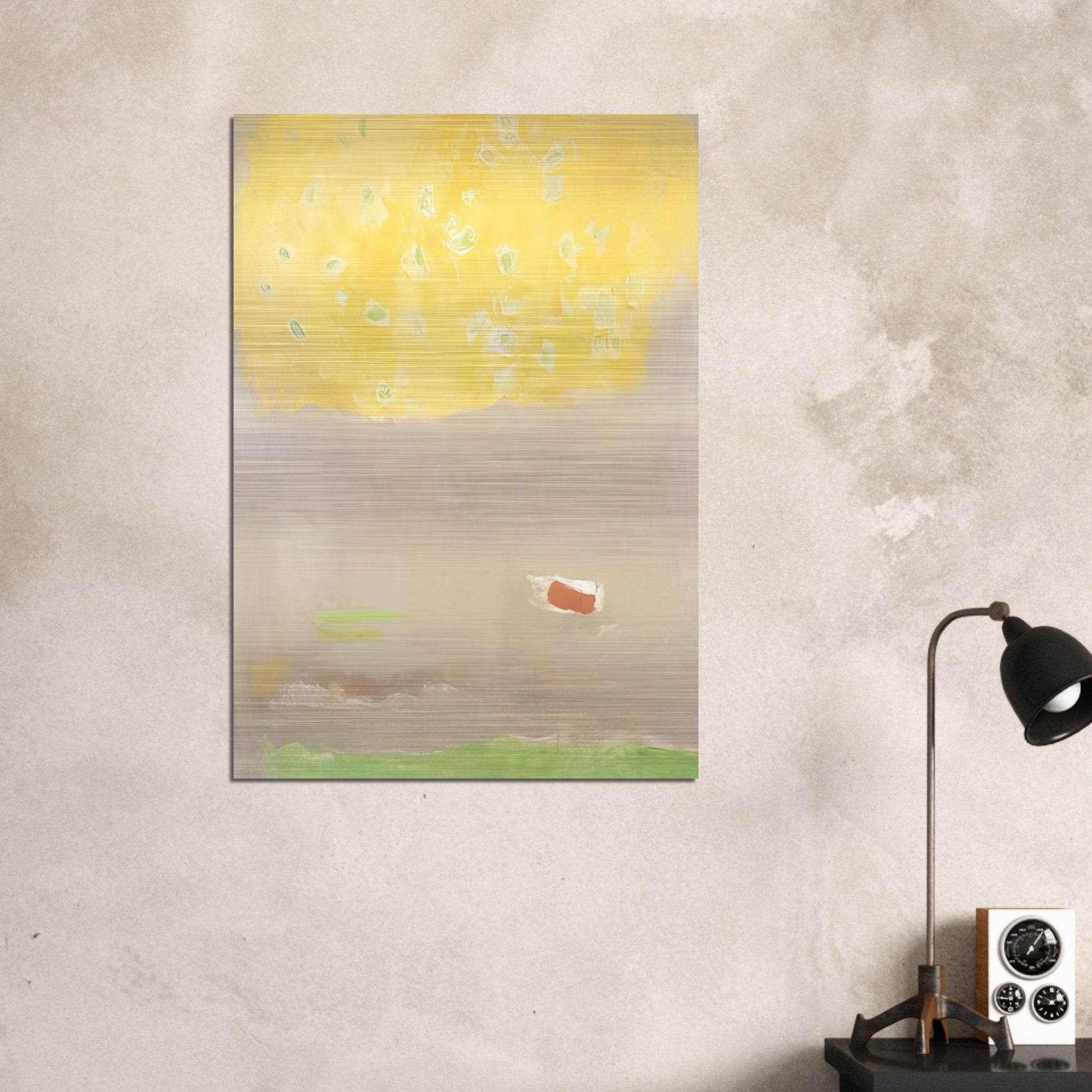 COMPOSITION 1997 - Esteban Vicente Brushed Aluminum Print - 70x100 cm / 28x40 inches | Esteban Vicente Aluminum Print | Esteban Vicente Prints