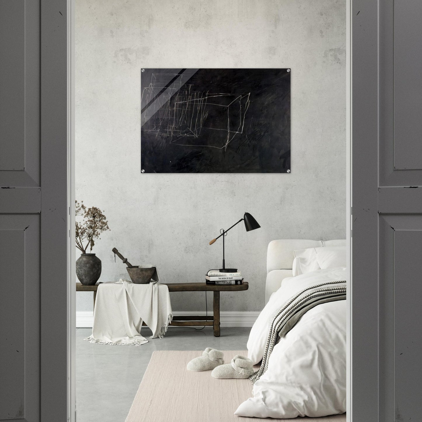 Night Watch - Cy Twombly Acrylic Print - 70x100 cm / 28x40″ inches