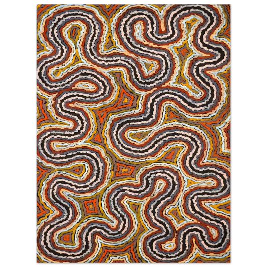 Clifford Possum Tjapaltjarri - Untitled - 1994  75x100 cm / 30x40inches Fine Art Poster
