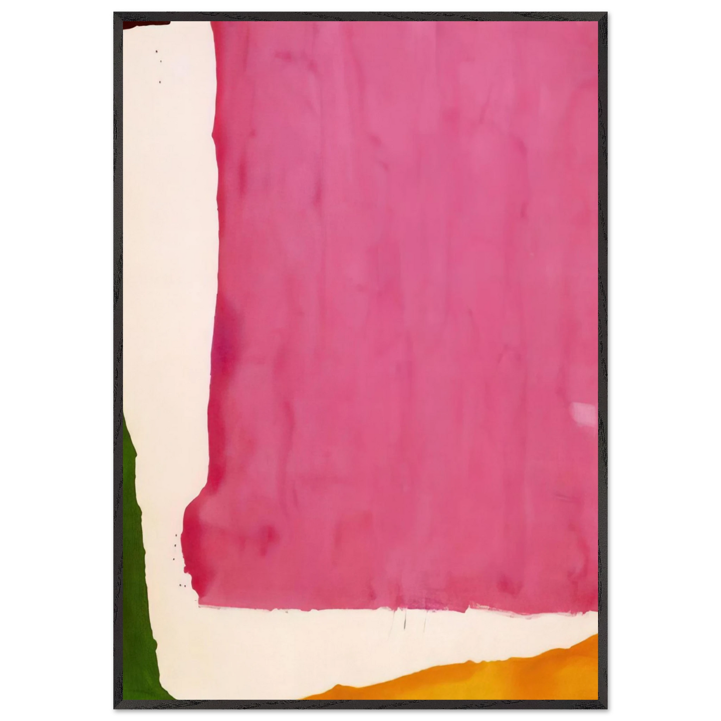 Helen Frankenthaler - Mauve District - 1966 Wall art - A3 (29.7 x 42  cm) - Premium Wooden Framed Poster With Fine Art Paper-canvas - White frame