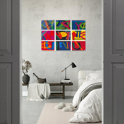 Untitled - Lettrism - Joao Vieira Acrylic Print - 70x100 cm / 28x40″ inches