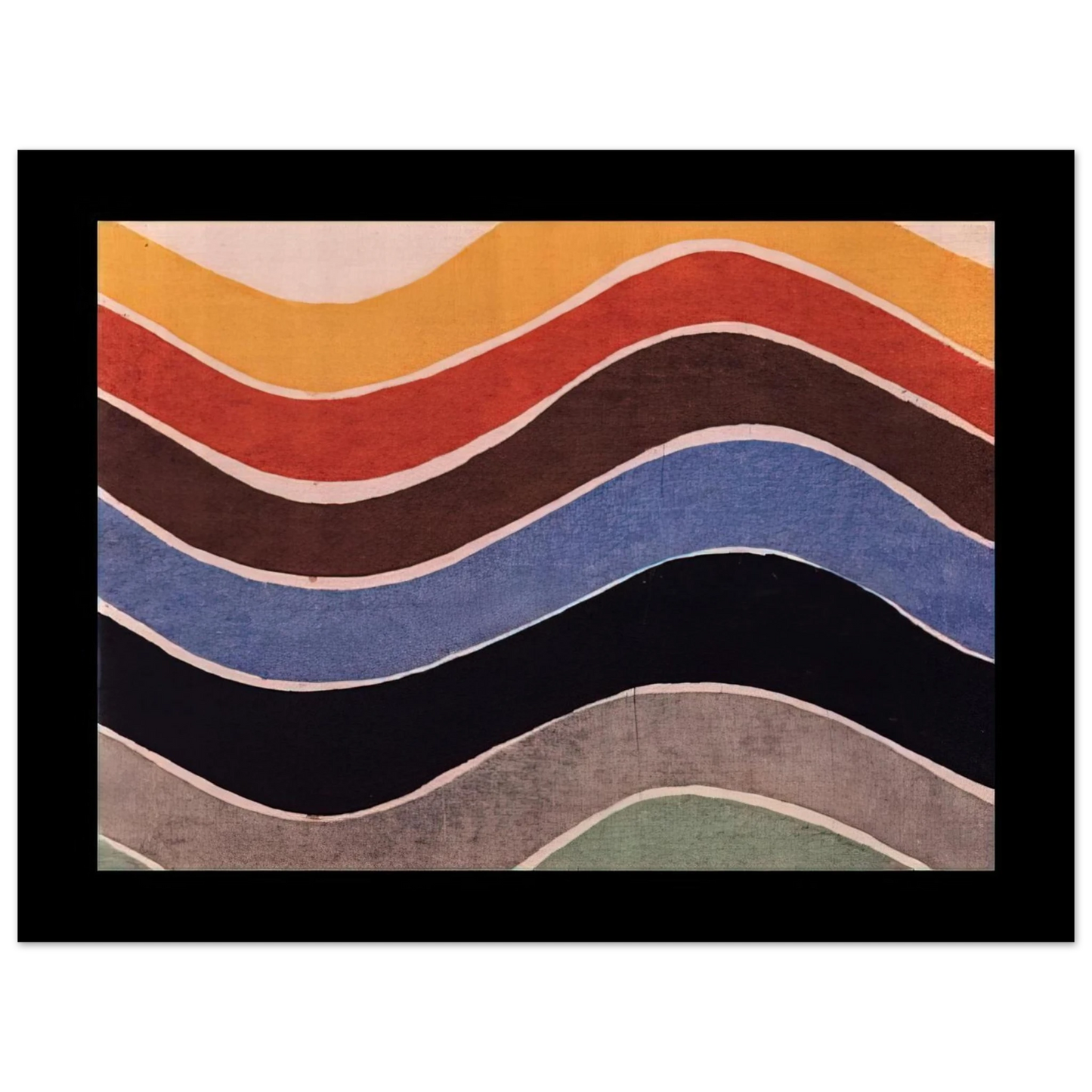 Sonia Delaunay - FABRIC PATTERN 1  75x100 cm / 30x40inches Fine Art Poster