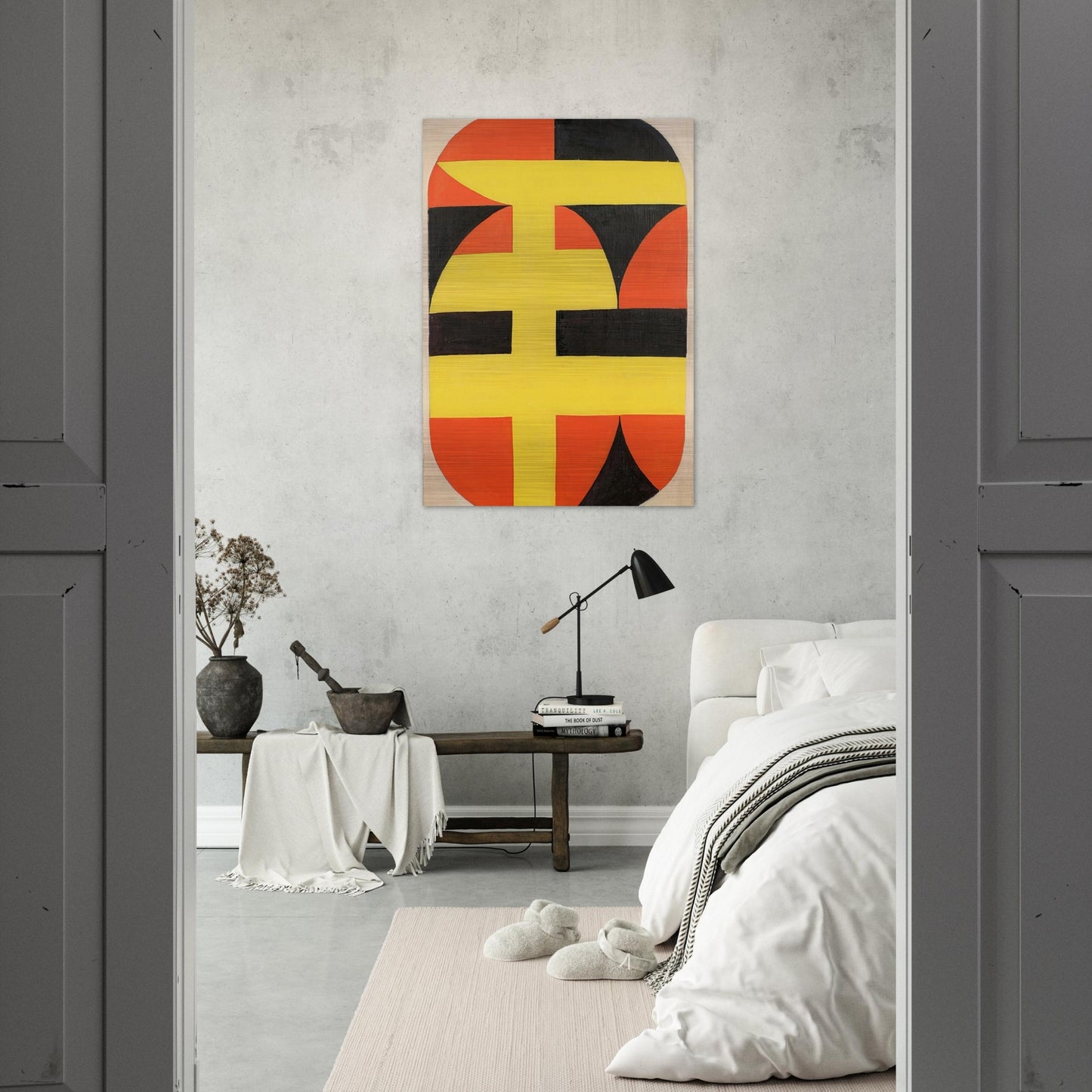 Siete - 1949 - Carmen Herrera Brushed Aluminum Print - 70x100 cm / 28x40 inches | Carmen Herrera Aluminum Print | Carmen Herrera Prints