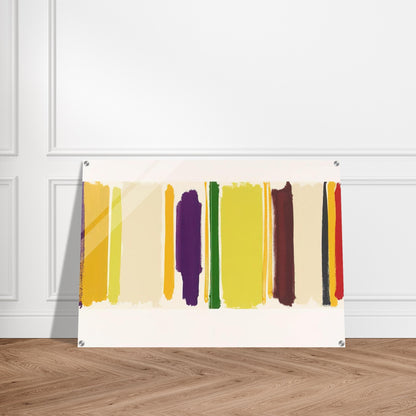 Untitled From The Shapes of Colour - 1978 - Patrick Heron Acrylic Print - 70x100 cm / 28x40″ inches