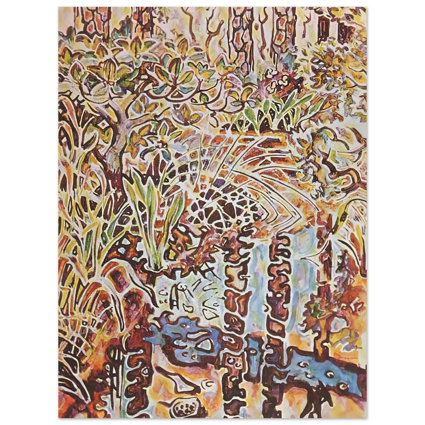 Walter Inglis Anderson - Walter Anderson Wall art - 45x60 cm / 18x24 inches - Premium Wooden Framed Poster With Fine Art Paper-canvas - White frame