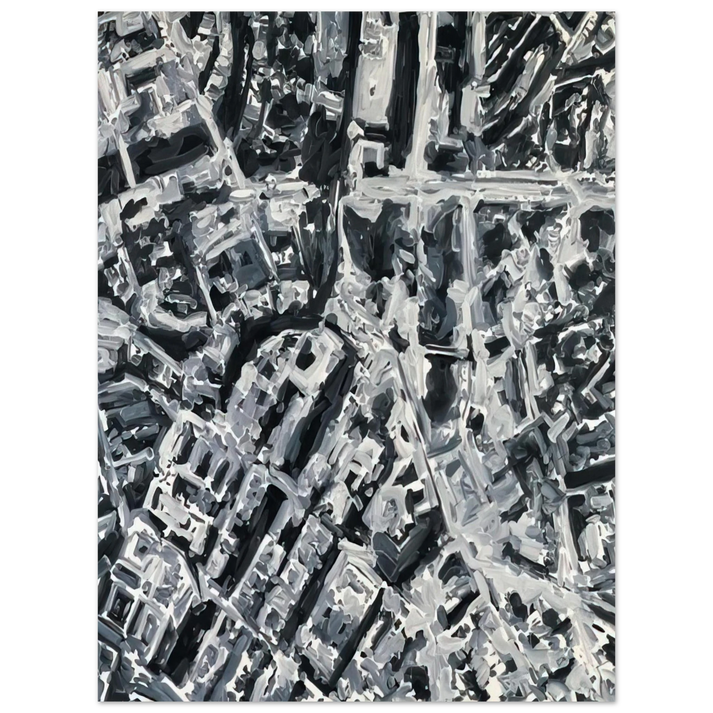 Gerhard Richter - TOWNSCAPE PL 1970 1  75x100 cm / 30x40inches Fine Art Poster