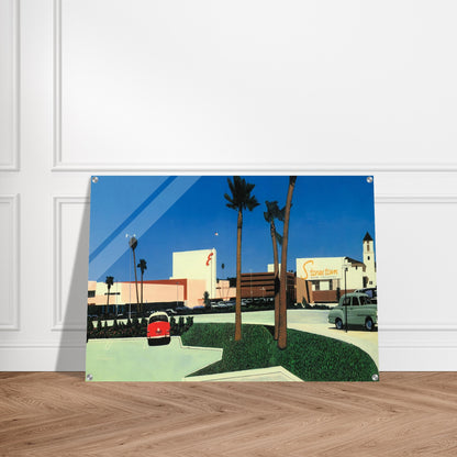 In the beginning Stonestown - Hiroshi Nagai Acrylic Print - 70x100 cm / 28x40″ inches | Hiroshi Nagai Wall Art | Hiroshi Nagai Prints