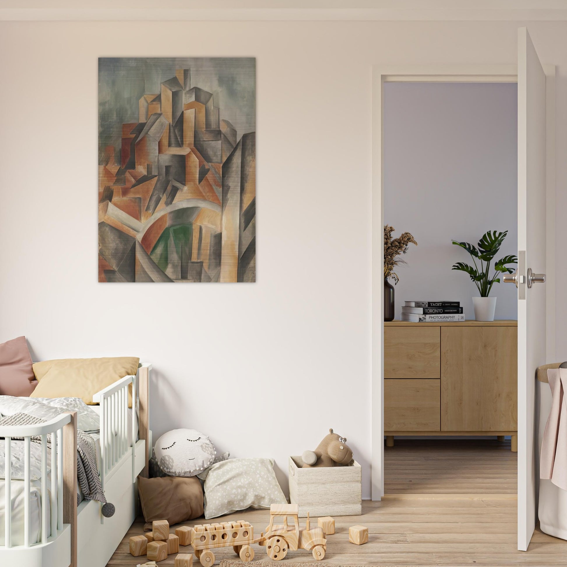 The Reservoir, Horta de Ebro - Pablo Picasso Brushed Aluminum Print - 70x100 cm / 28x40 inches | Pablo Picasso Aluminum Print | Pablo Picasso Prints
