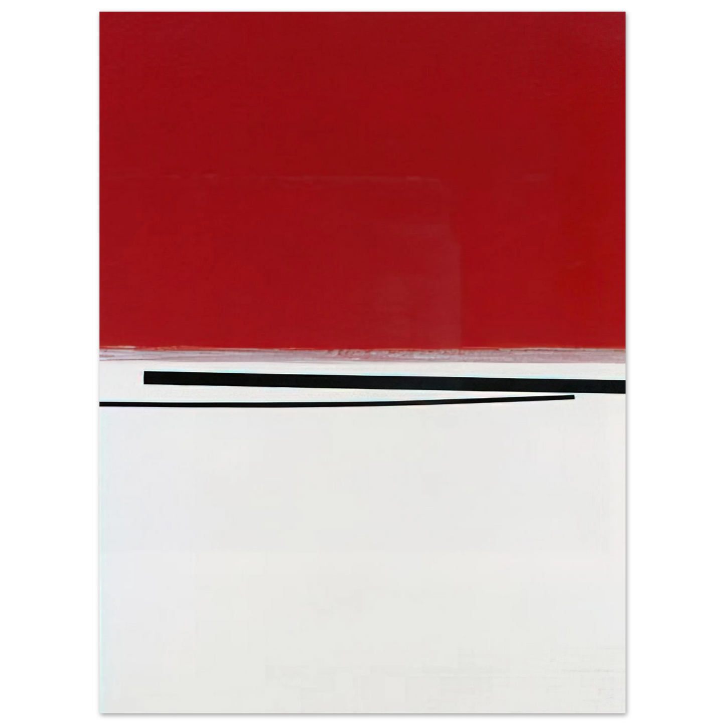 Victor Pasmore - SQUARE MOTIF IN WHITE AND INDIAN RED 1960  75x100 cm / 30x40inches Fine Art Poster