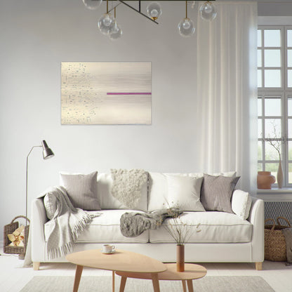Untitled - 1976 - Gene Davis Brushed Aluminum Print - 70x100 cm / 28x40 inches | Gene Davis Aluminum Print | Gene Davis Prints