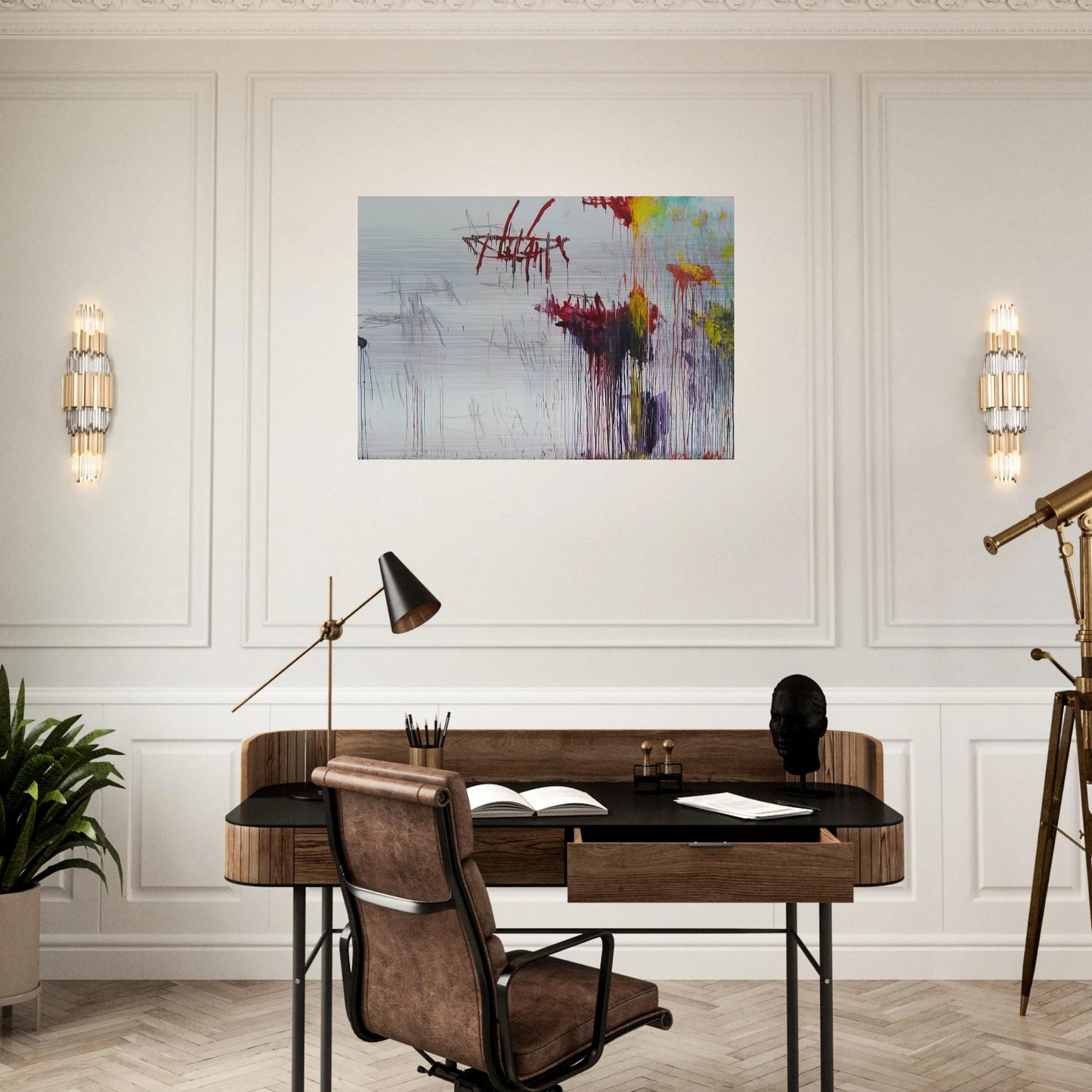 Lepanto, Part VI - Cy Twombly Brushed Aluminum Print - 70x100 cm / 28x40 inches | Cy Twombly Aluminum Print | Cy Twombly Prints