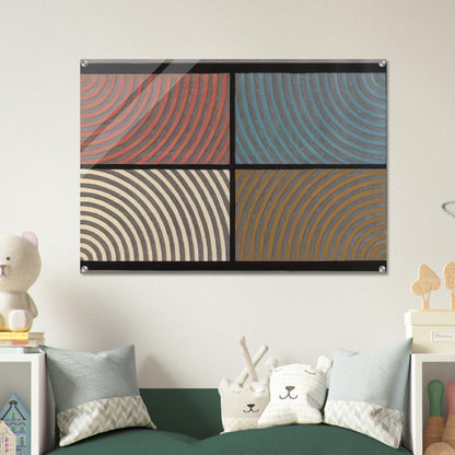 Arcs from Four Corners - Sol LeWitt Acrylic Print - 70x100 cm / 28x40″ inches | Sol LeWitt Wall Art | Sol LeWitt Prints