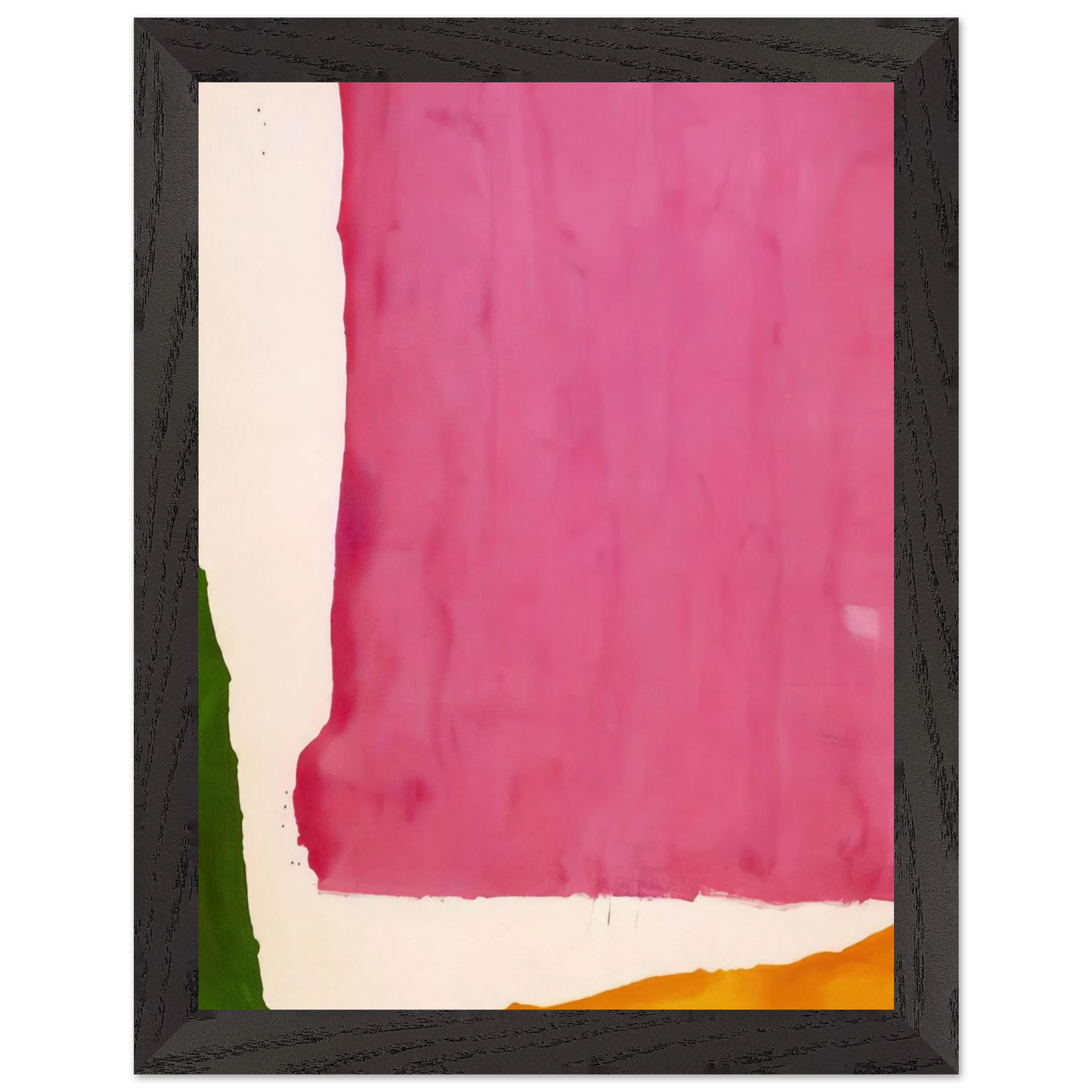Helen Frankenthaler - Mauve District - 1966 Wall art - 27x35 cm / 11x14 inches - Premium Wooden Framed Poster With Fine Art Paper-canvas - Wood frame
