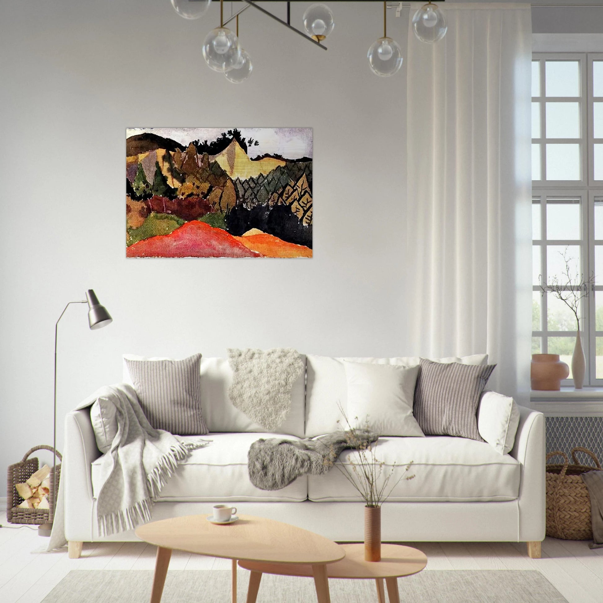 IN THE QUARRY - Paul Klee Brushed Aluminum Print - 70x100 cm / 28x40 inches | Paul Klee Aluminum Print | Paul Klee Prints