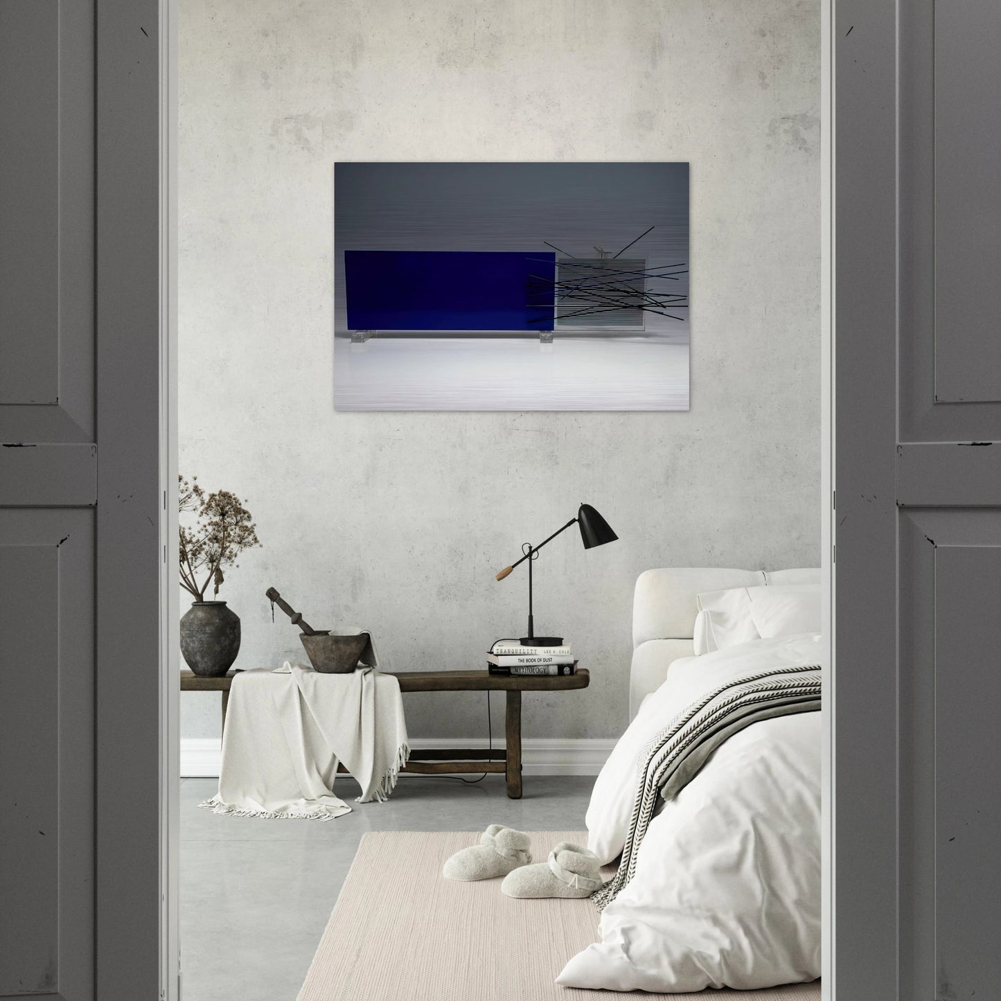 KINETIC OBJECT - Jesus Rafael Soto Brushed Aluminum Print - 70x100 cm / 28x40 inches | Jesus Rafael Soto Aluminum Print | Jesus Rafael Soto Prints