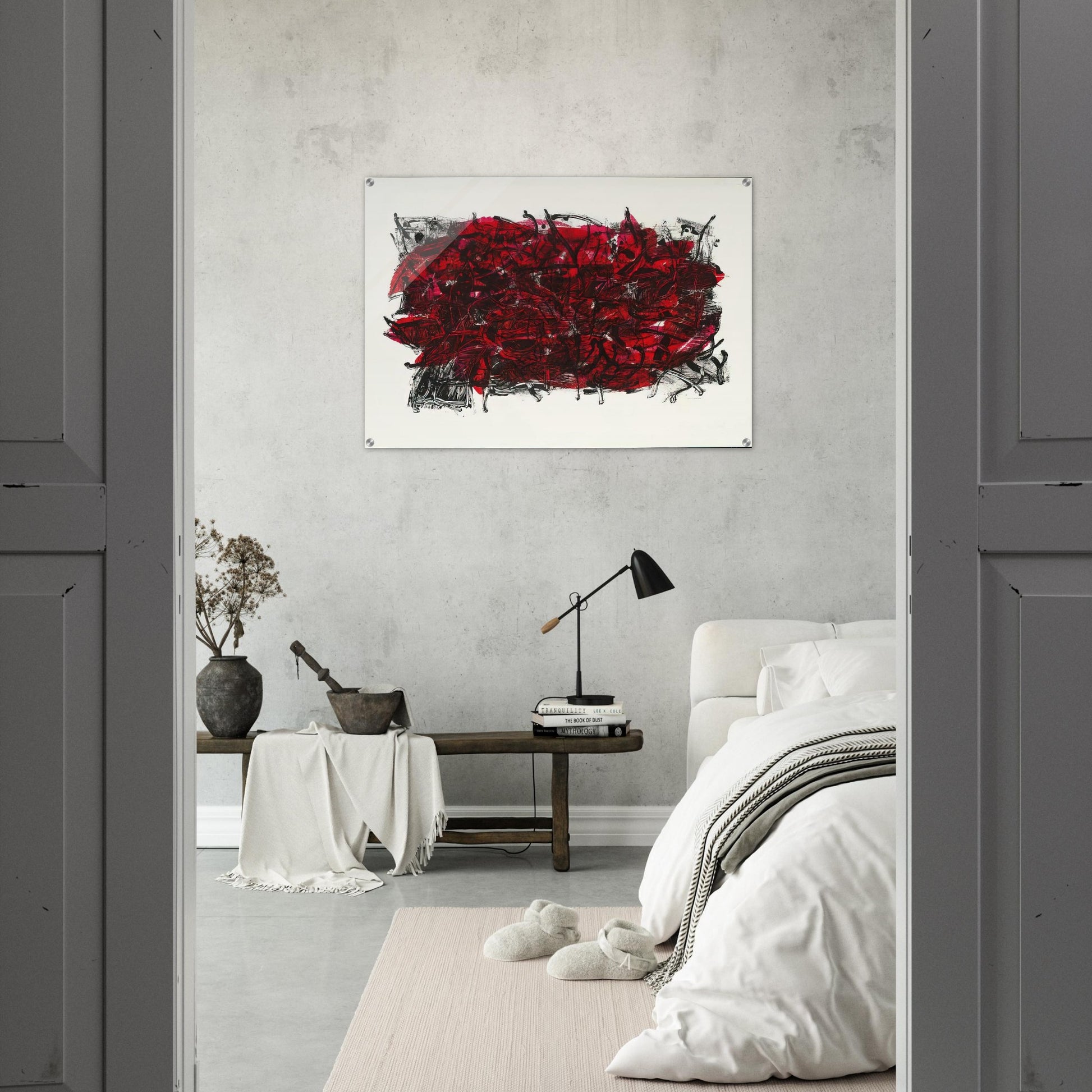 Leaves III 1967 - Jean-Paul Riopelle Acrylic Print - 70x100 cm / 28x40″ inches