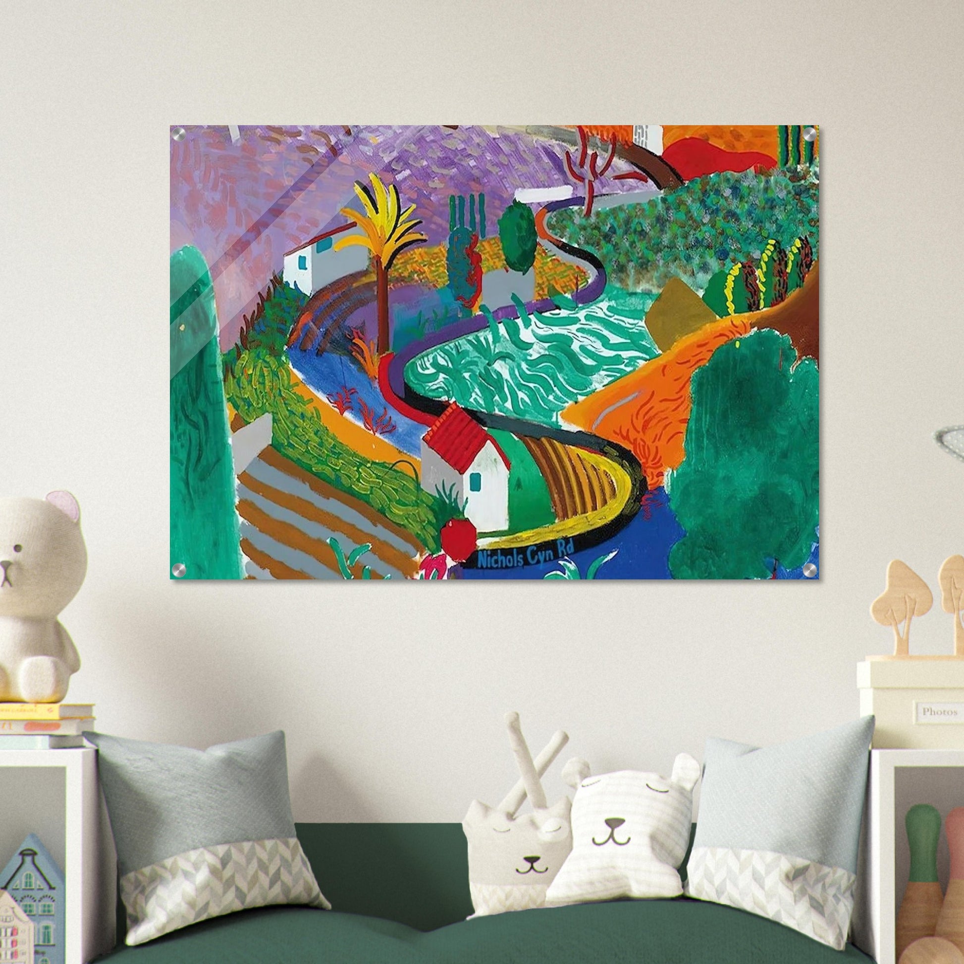 David Hockney - David Hockney Acrylic Print - 70x100 cm / 28x40″ inches | David Hockney Wall Art | David Hockney Prints