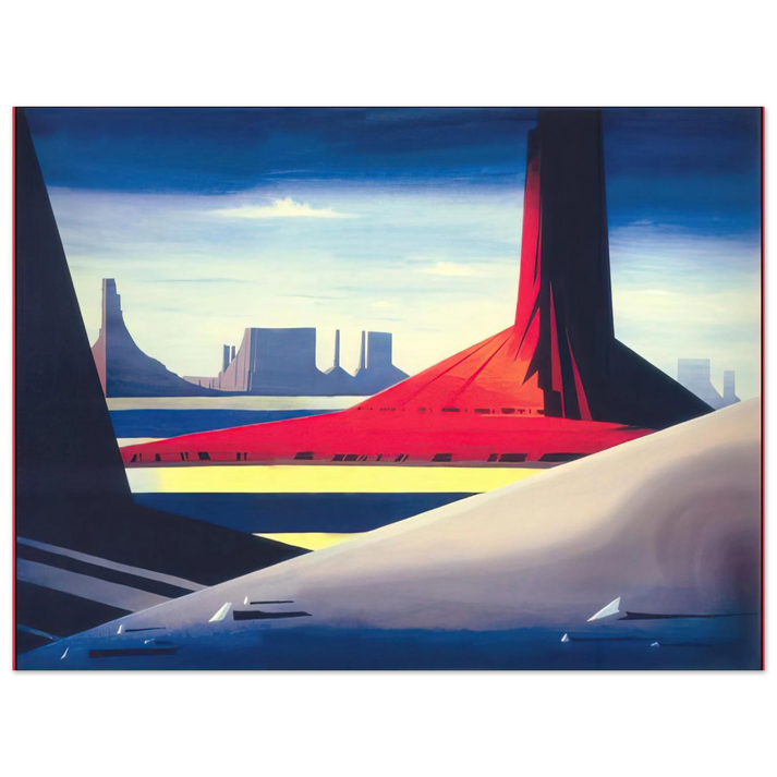 Eyvind Earle - Monument Valley  75x100 cm / 30x40inches Fine Art Poster