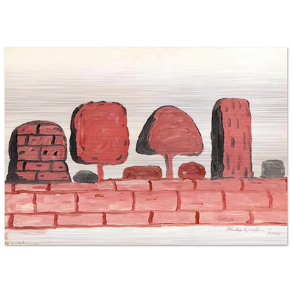ROMA - Philip Guston Brushed Aluminum Print - 70x100 cm / 28x40 inches | Philip Guston Aluminum Print | Philip Guston Prints