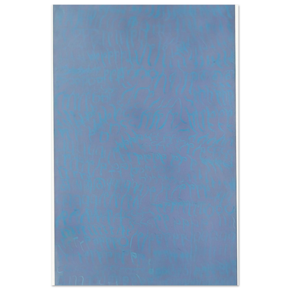 Azzurro turchese - 1964 - Carla Accardi Art Prints - 100x150 cm / 40x60″ inches | Carla Accardi Poster | Carla Accardi Prints