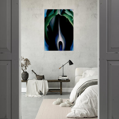 Jack-in-the-Pulpit No. IV - Georgia O'Keeffe Brushed Aluminum Print - 70x100 cm / 28x40 inches | Georgia O'Keeffe Aluminum Print | Georgia O'Keeffe Prints