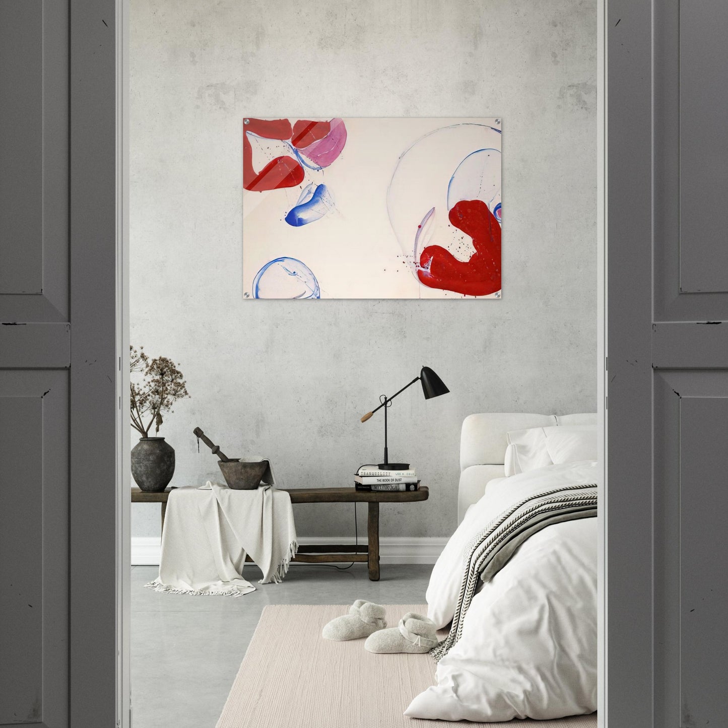 Untitled  SF 61-012  - Sam Francis Acrylic Print - 70x100 cm / 28x40″ inches