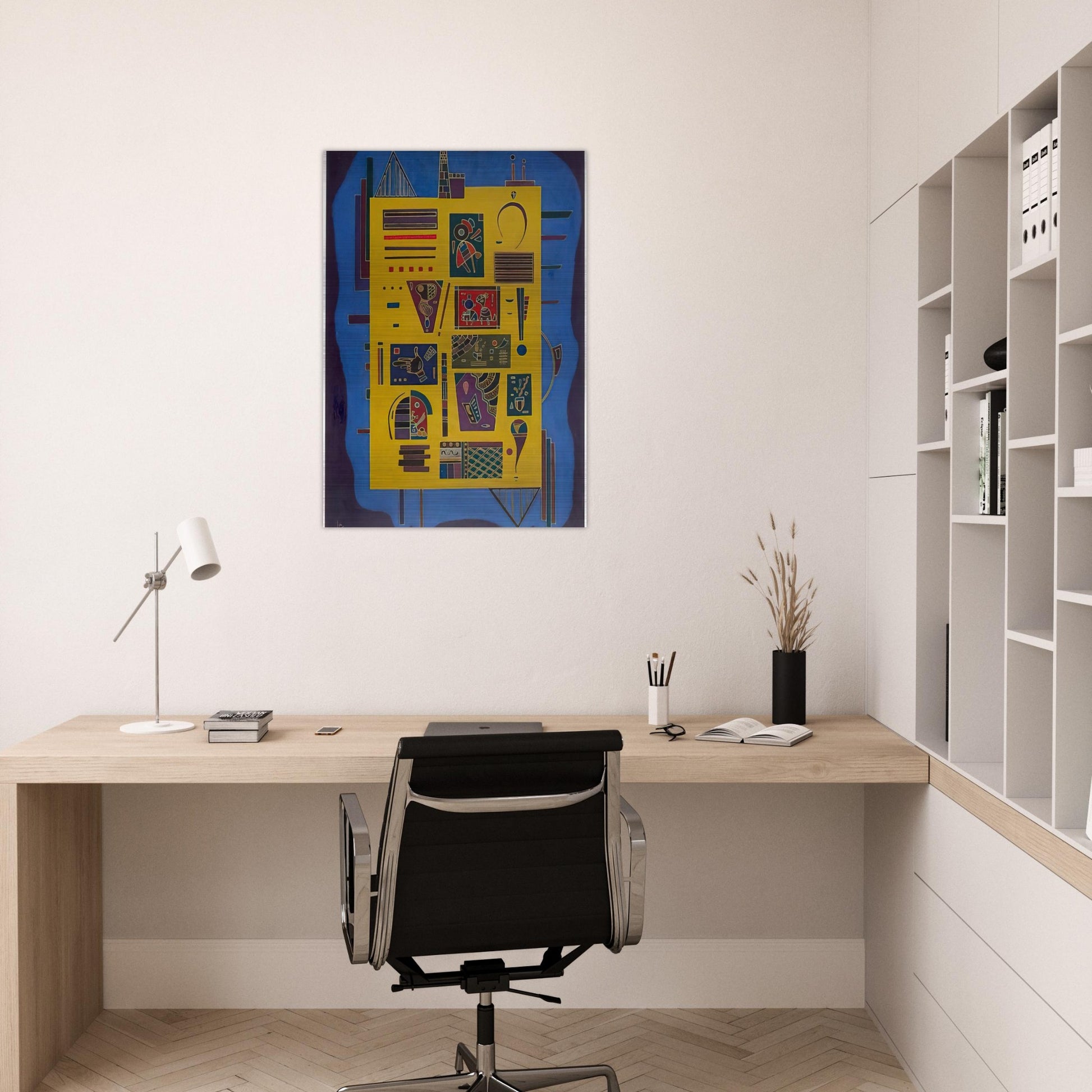 CONGLOMERAT 1943 - Wassily Kandinsky Brushed Aluminum Print - 70x100 cm / 28x40 inches | Wassily Kandinsky Aluminum Print | Wassily Kandinsky Prints