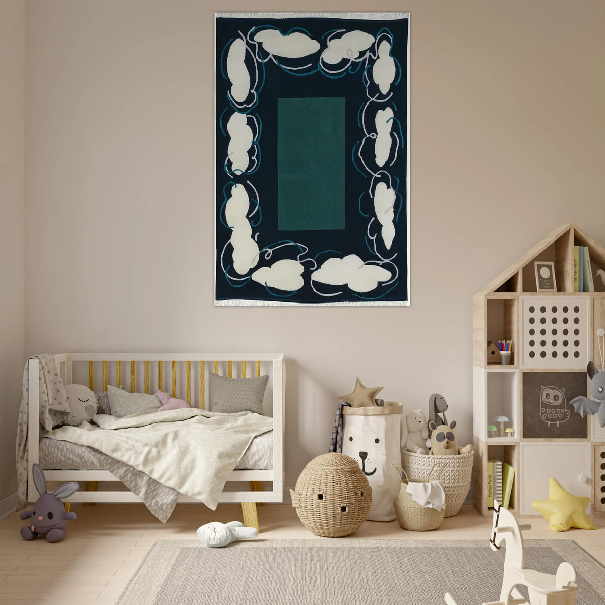 Cielo Par Terra - 1984 - Mario Schifano Art Prints - 100x150 cm / 40x60″ inches | Mario Schifano Poster | Mario Schifano Prints
