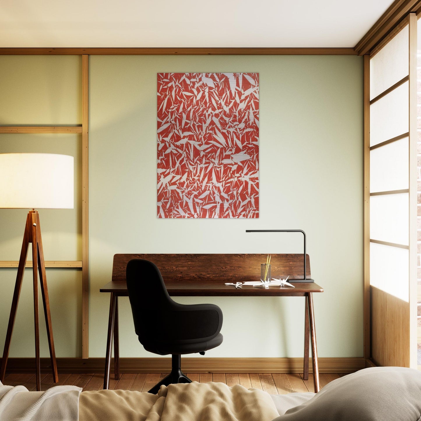 Study - 1969 - Simon Hantai Brushed Aluminum Print - 70x100 cm / 28x40 inches | Simon Hantai Aluminum Print | Simon Hantai Prints