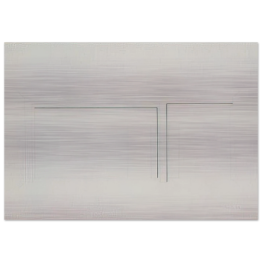 Untitled - 1983 - Fred Sandback Brushed Aluminum Print - 70x100 cm / 28x40 inches | Fred Sandback Aluminum Print | Fred Sandback Prints