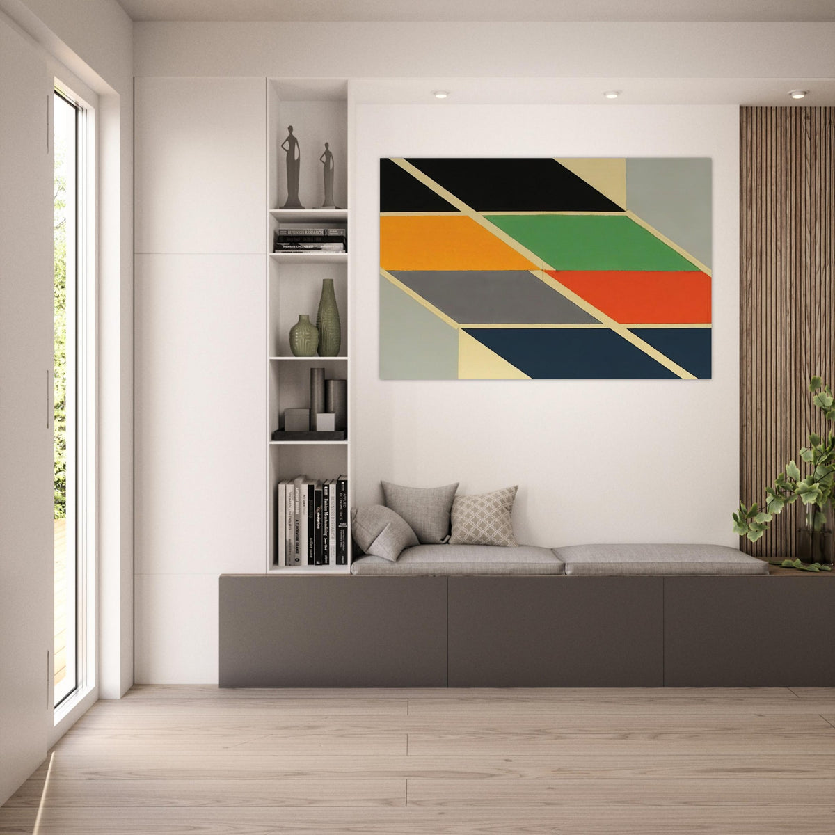 Big Bang Series - 1966 - Larry Zox Art Prints - 100x150 cm / 40x60″ inches | Larry Zox Poster | Larry Zox Prints