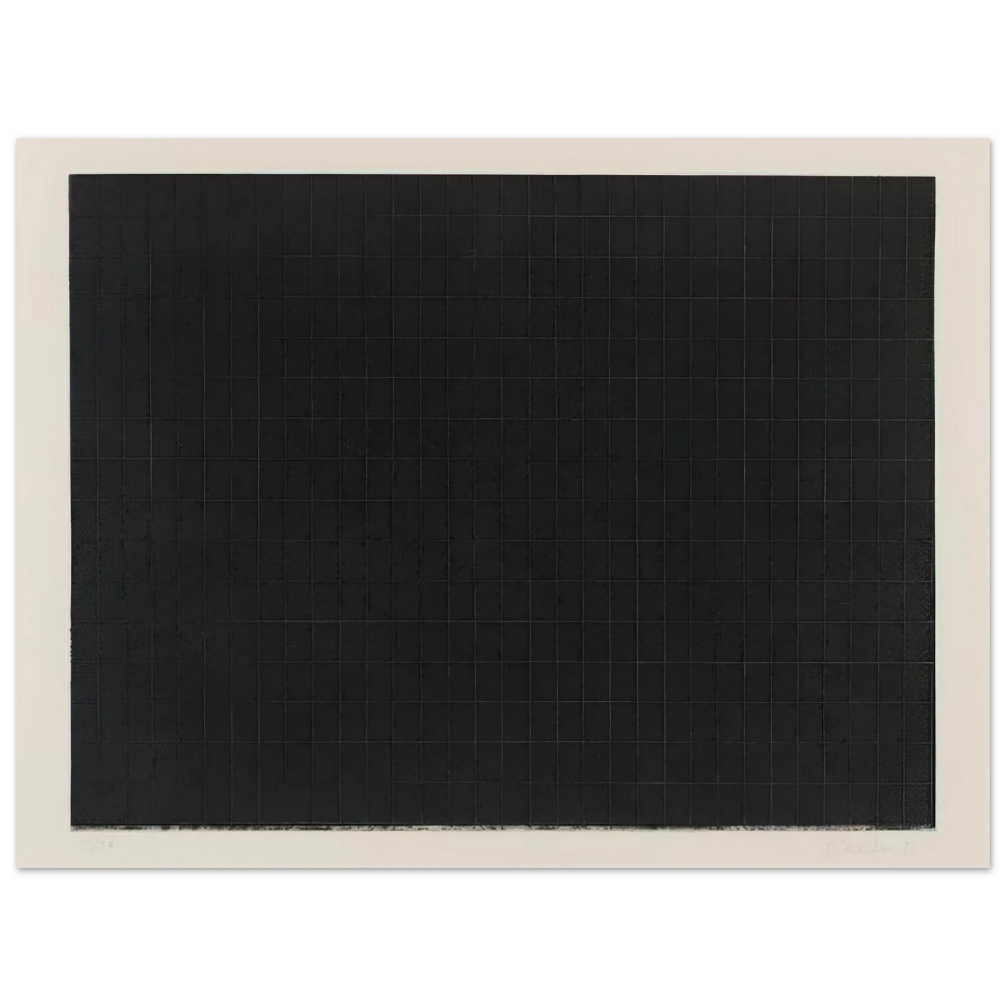Brice Marden - Untitled From Ten Days - 1971  75x100 cm / 30x40inches Fine Art Poster