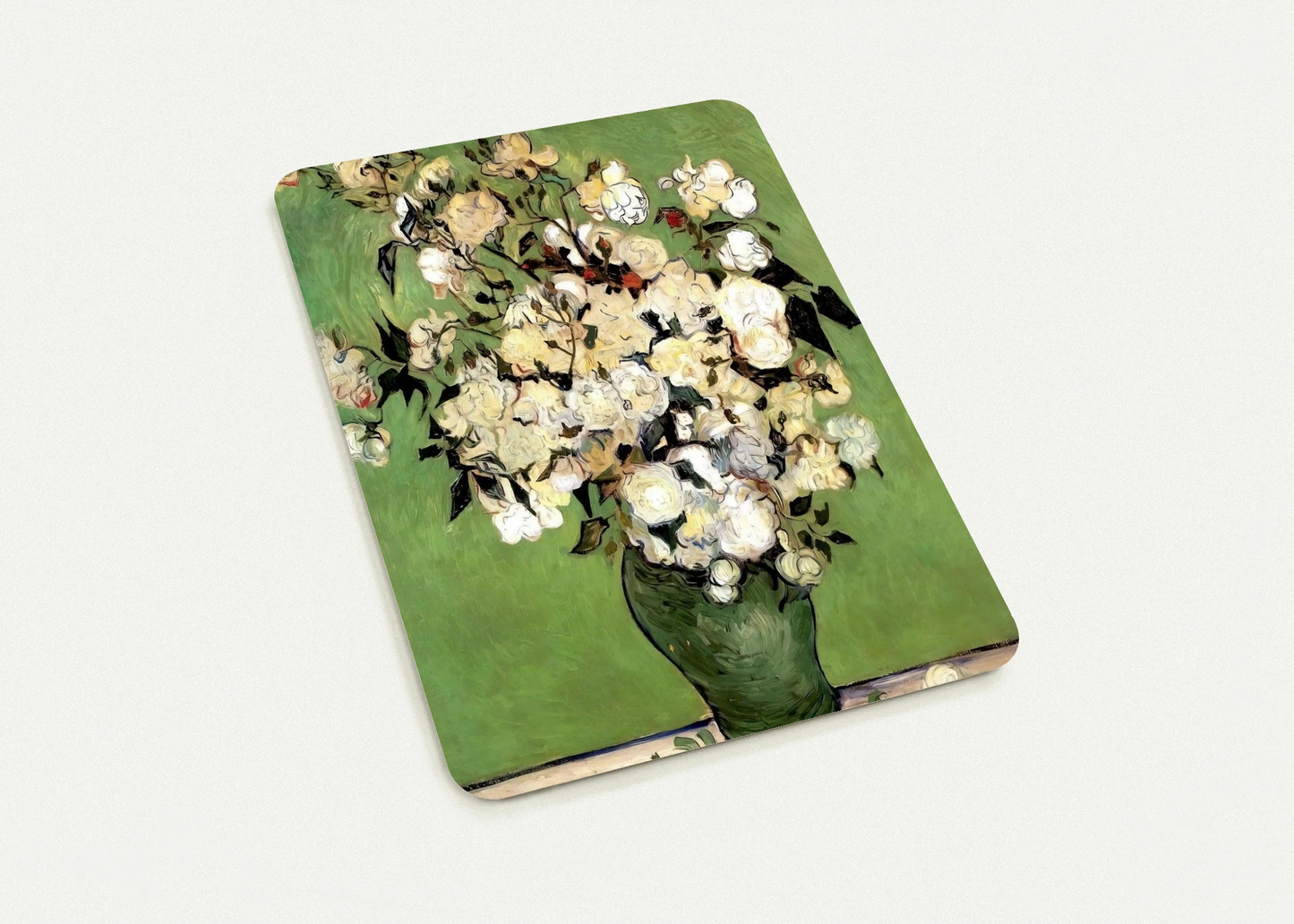 A Vase of Roses By Vincent van Gogh Pack of 10 Post Cards | Vincent van Gogh Post Cards | A6 (10.5 x 14.8 cm) - 4.1 x 5.8 inches