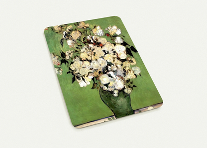 A Vase of Roses By Vincent van Gogh Pack of 10 Post Cards | Vincent van Gogh Post Cards | A6 (10.5 x 14.8 cm) - 4.1 x 5.8 inches