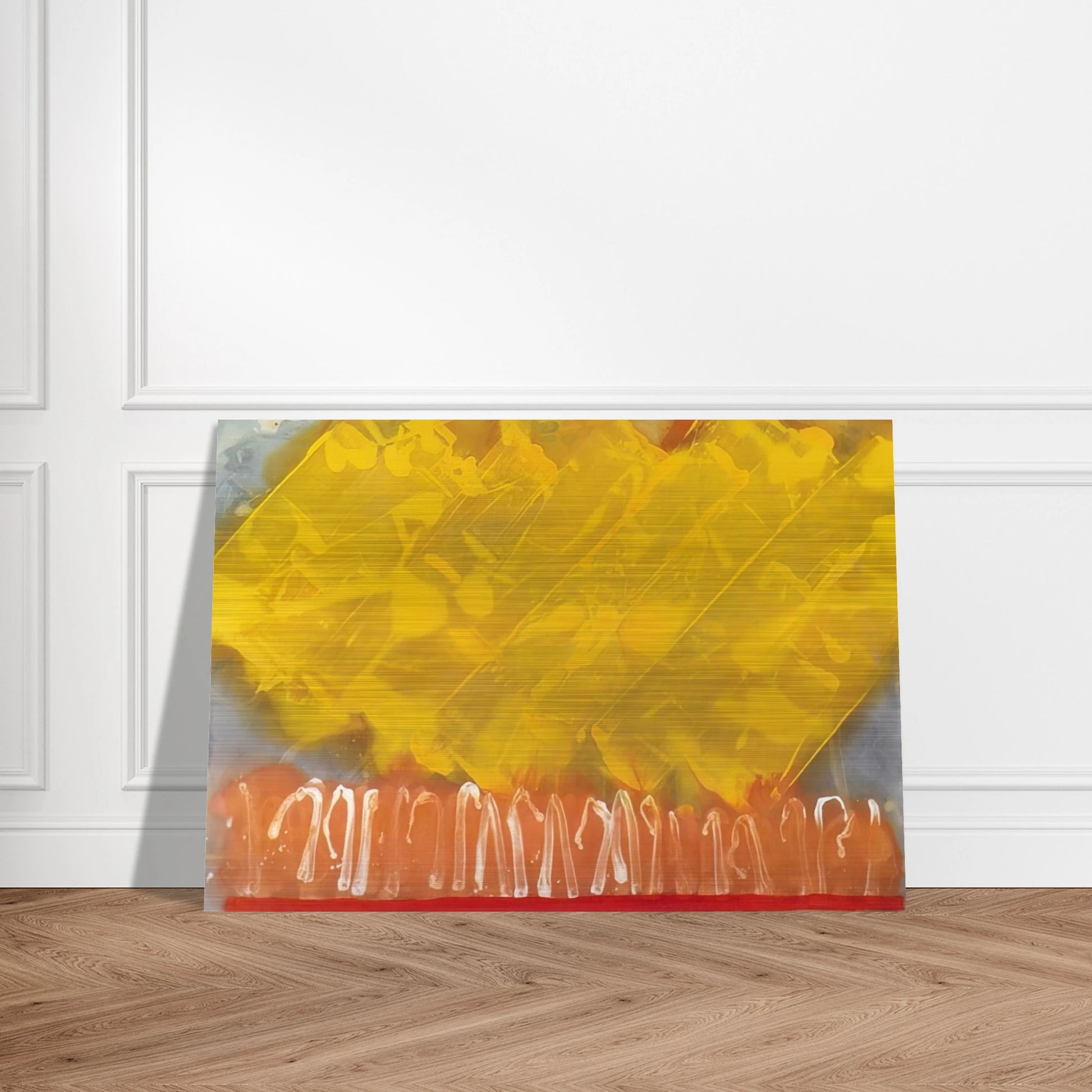 Cathay - 1979 - Albert Irvin Brushed Aluminum Print - 70x100 cm / 28x40 inches | Albert Irvin Aluminum Print | Albert Irvin Prints