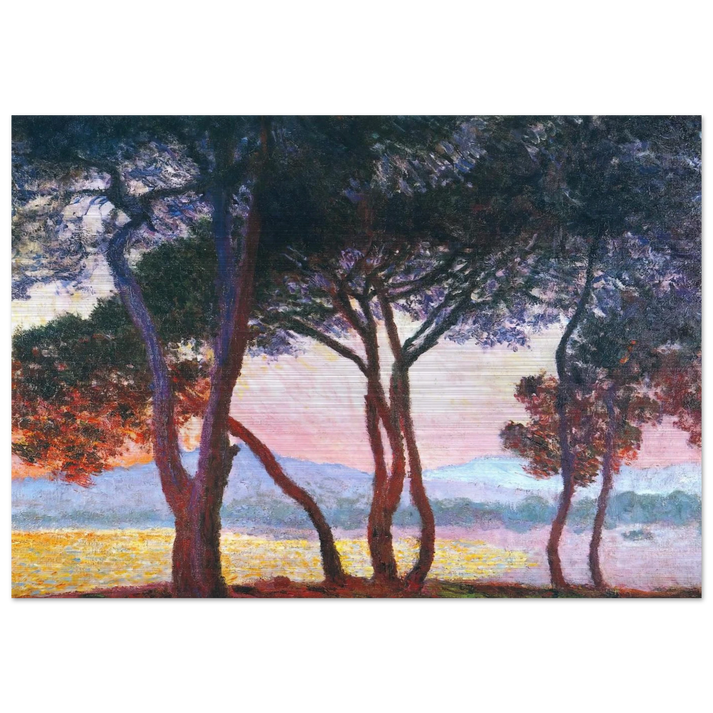 Juan-les-Pins - claude monet Brushed Aluminum Print - 70x100 cm / 28x40 inches | claude monet Aluminum Print | claude monet Prints