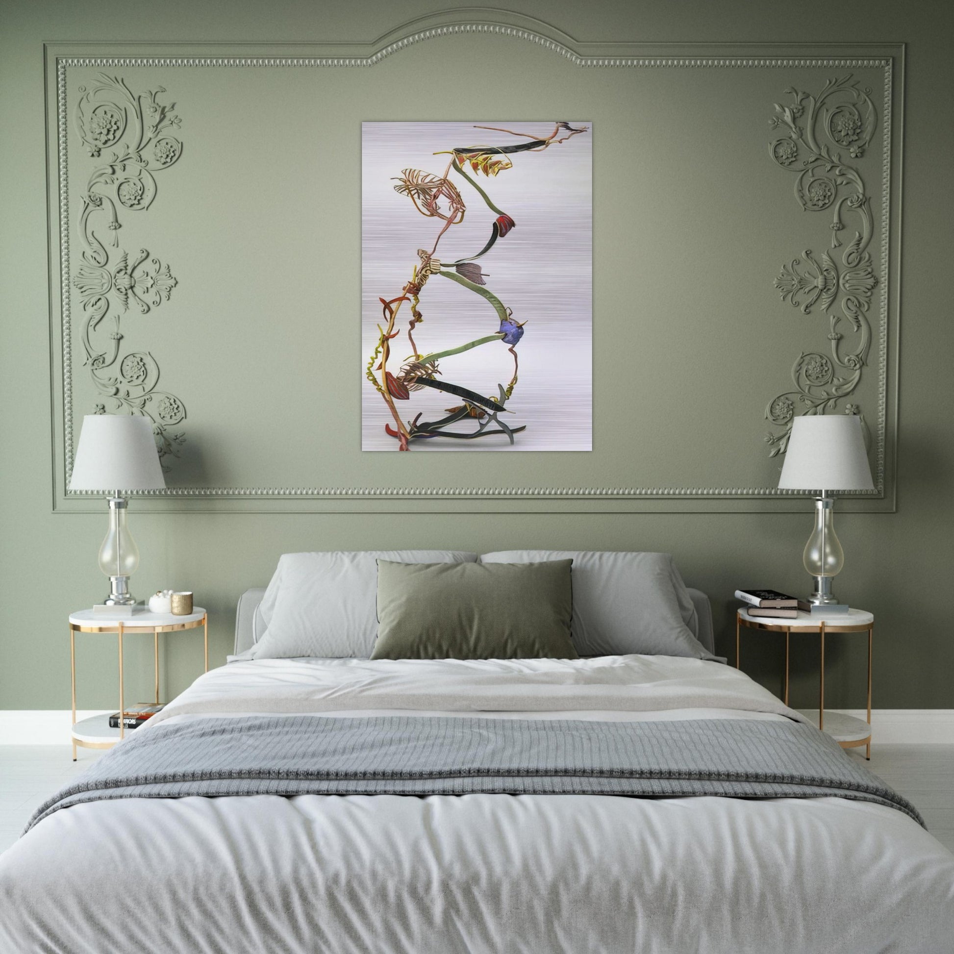 EXTEND EXPAND 1983 - Nancy Graves Brushed Aluminum Print - 70x100 cm / 28x40 inches | Nancy Graves Aluminum Print | Nancy Graves Prints