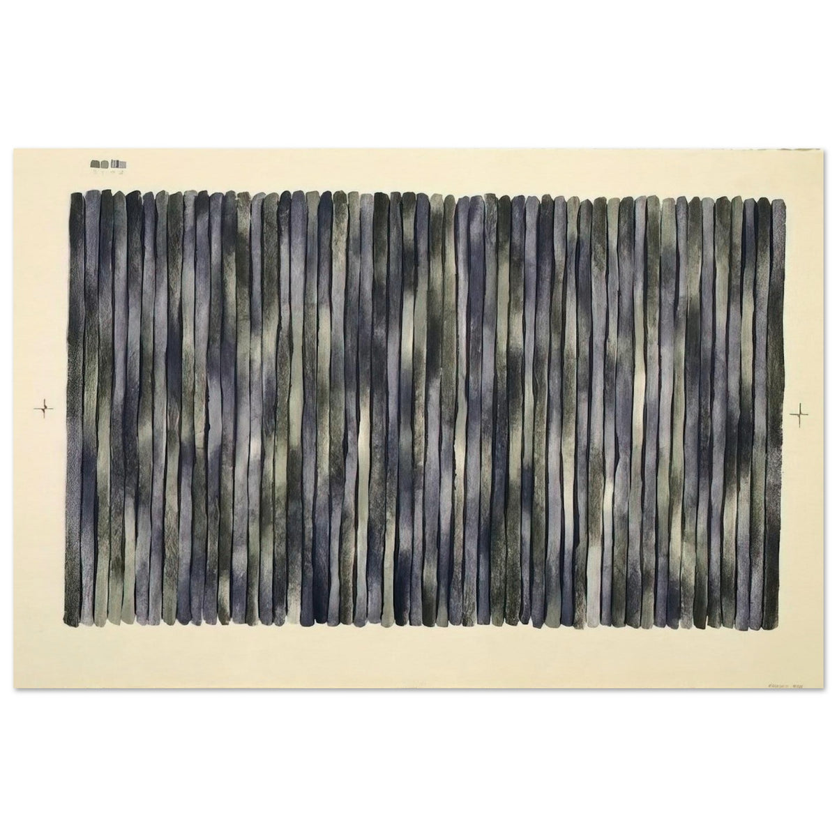 Adam's Rib - 1980 - Gene Davis Art Prints - 100x150 cm / 40x60″ inches | Gene Davis Poster | Gene Davis Prints