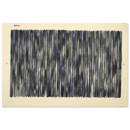 Adam's Rib - 1980 - Gene Davis Art Prints - 100x150 cm / 40x60″ inches | Gene Davis Poster | Gene Davis Prints