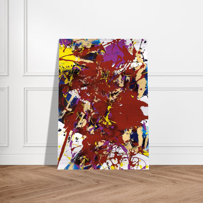 Untitled  SFP94-99  SFF 1781  - Sam Francis Brushed Aluminum Print - 70x100 cm / 28x40 inches | Sam Francis Aluminum Print | Sam Francis Prints