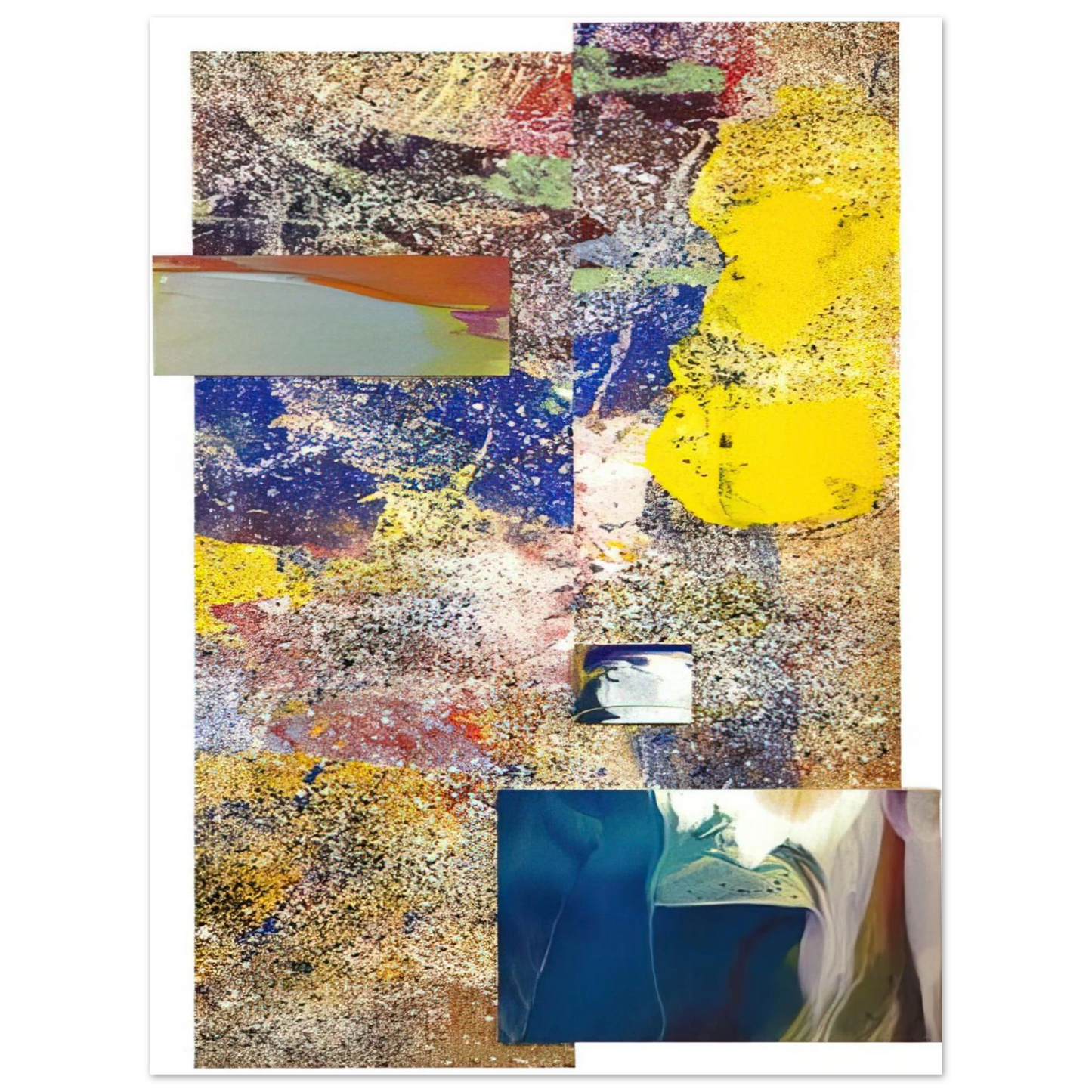 Sam Gilliam - Remembering Girls Ajar  75x100 cm / 30x40inches Fine Art Poster