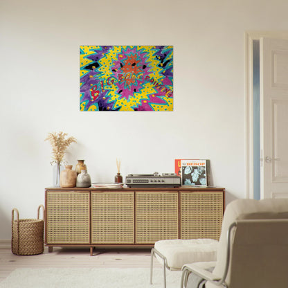 Big Bang Painting - 1988 - Paul Thek Brushed Aluminum Print - 70x100 cm / 28x40 inches | Paul Thek Aluminum Print | Paul Thek Prints