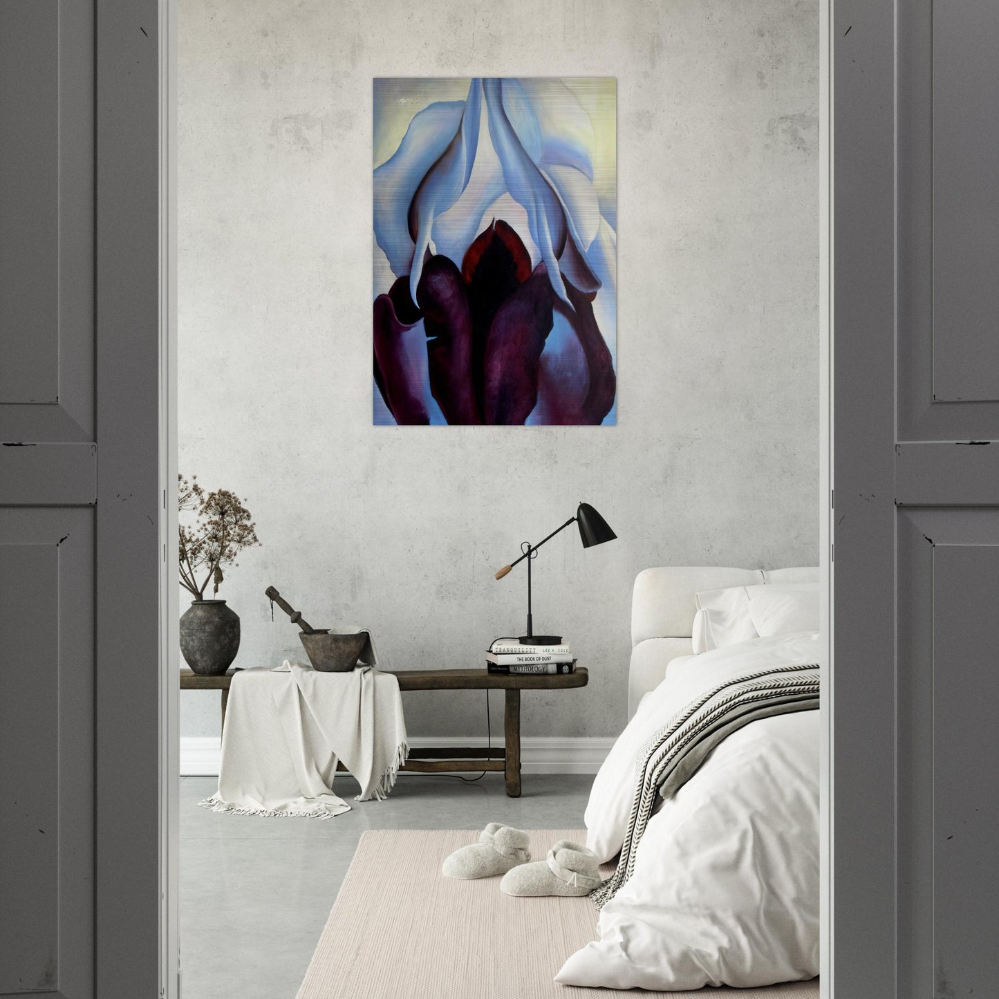 Flower of Life - Georgia O'Keeffe Brushed Aluminum Print - 70x100 cm / 28x40 inches | Georgia O'Keeffe Aluminum Print | Georgia O'Keeffe Prints